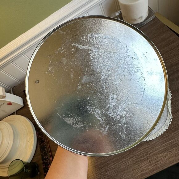 Collectable Metal Tin Day’s End Tin Rick Kelley 7 1/4” x 5 3/4” Cylindrical - Picture 8 of 9